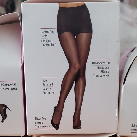 4 pair L'eggs Sz B Control Top Silken Mist - Picture 3 of 3